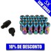 Porca De Roda com Anti Furto (Lug Nuts) 20 Peças 45mm M12 X 1,5 - Neo chrome - V2 - Confira especificações