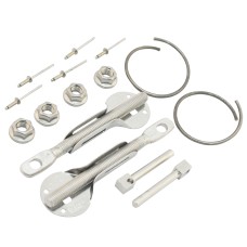 Trava de capô funcional 100% Aço Inox SPA (Kit completo)