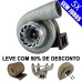 Turbina Turbo C Billet + Coletor de escape VW AP 8V Pulsativo T3 + Protetor Térmico de Turbina + Fita Térmica Titanium 12cmx2m