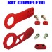 Kit de ganchos de reboque/engates esportivos universais para dianteira e traseira (Tow Hook)