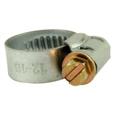 Abraçadeira rosca sem fim 10mm x 16mm bicromatizada