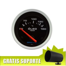 Termômetro de óleo linha Cronomac / SPA 60mm 150° - GRÁTIS: Suporte de instrumento giratório 360°