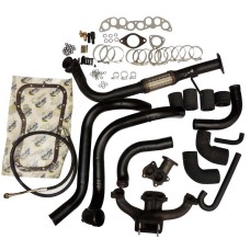 Kit turbo parcial para Fiat Palio 1.0 8V (motor Fiasa) padrão T2 - SEM TURBINA