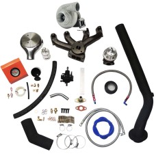 Kit Turbo VW AP 8V carburado pulsativo no farol coletor TMW01 - COM TURBINA SPA509S