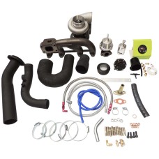 Kit Turbo VW AP 8V multiponto carros c/ A/C D/H coletor deslocado - COM TURBINA SPA300