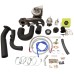 Kit Turbo VW AP 8V multiponto carros c/ A/C D/H coletor deslocado - COM TURBINA SPA300