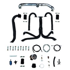 Kit turbo VW Fusca dupla carburação - Pressurização alumínio - T2 - SEM TURBINA