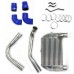 Kit Intercooler família VW Gol Bola, G3 e G4 AP multiponto 800CV com mangueiras de silicone para coletor TMW14