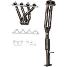 Coletor de escapamento 4x2x1 em aço inox polido para Honda Prelude / Accord 2.3 -motor H23A1 (Confira Especificações)