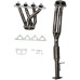 Coletor de escapamento 4x2x1 em aço inox polido para Honda Prelude / Accord 2.3 -motor H23A1 (Confira Especificações)