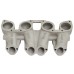 2 Carburadores SPA 40 IDF High Volume tipo Weber c/ cornetas + Coletor de admissão p/ motores VW AP 8V p/ 2 Weber IDF