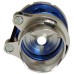 Wastegate SPA Boosted 60mm - Fixação V-Band + Blow Off Slim 50mm - Azul