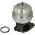 Coletor de escape para turbo GM Corsa / Fiat Palio 1.6 / 1.8 8V T3 + Wastegate USA Prata