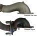 Downpipe em inox para Lancer Evolution X