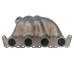 Coletor de escape para turbo VW Passat / Audi A4 1.8 20V longitudinal - T3